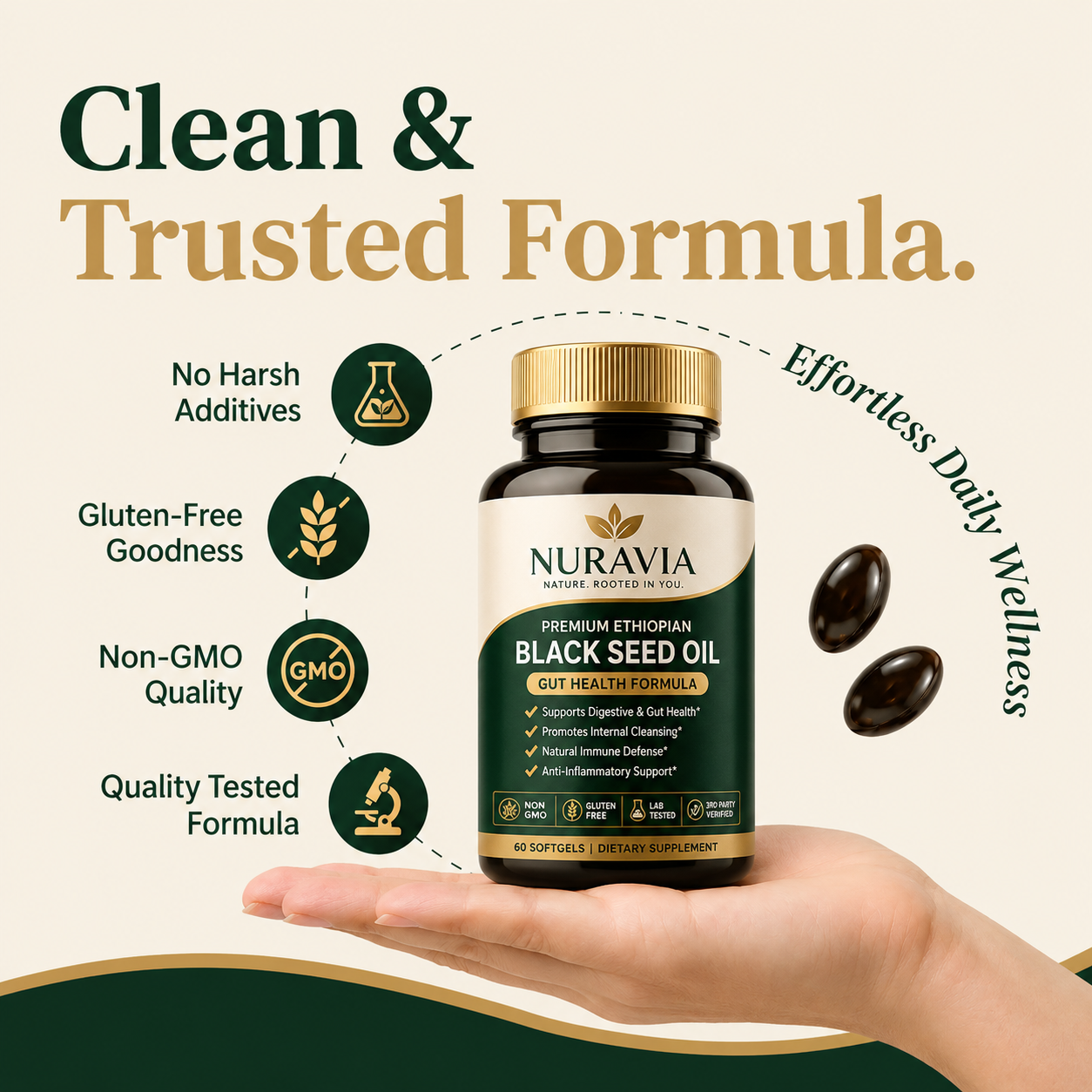 Nuravia™ Premium Ethiopian Black Seed Oil