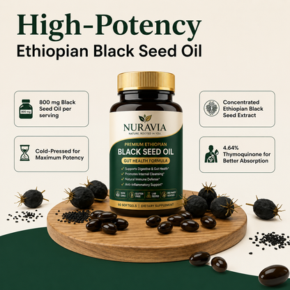 Nuravia™ Premium Ethiopian Black Seed Oil