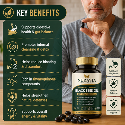 Nuravia™ Premium Ethiopian Black Seed Oil